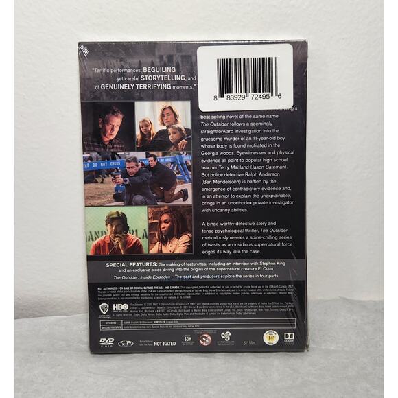 The Outsider Fear Has Many Faces Season 1 Promo DVD (HBO, 2020) Brand New - Picture 4 of 7